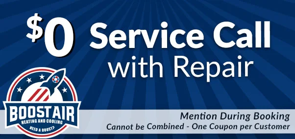 $0 service call with repair